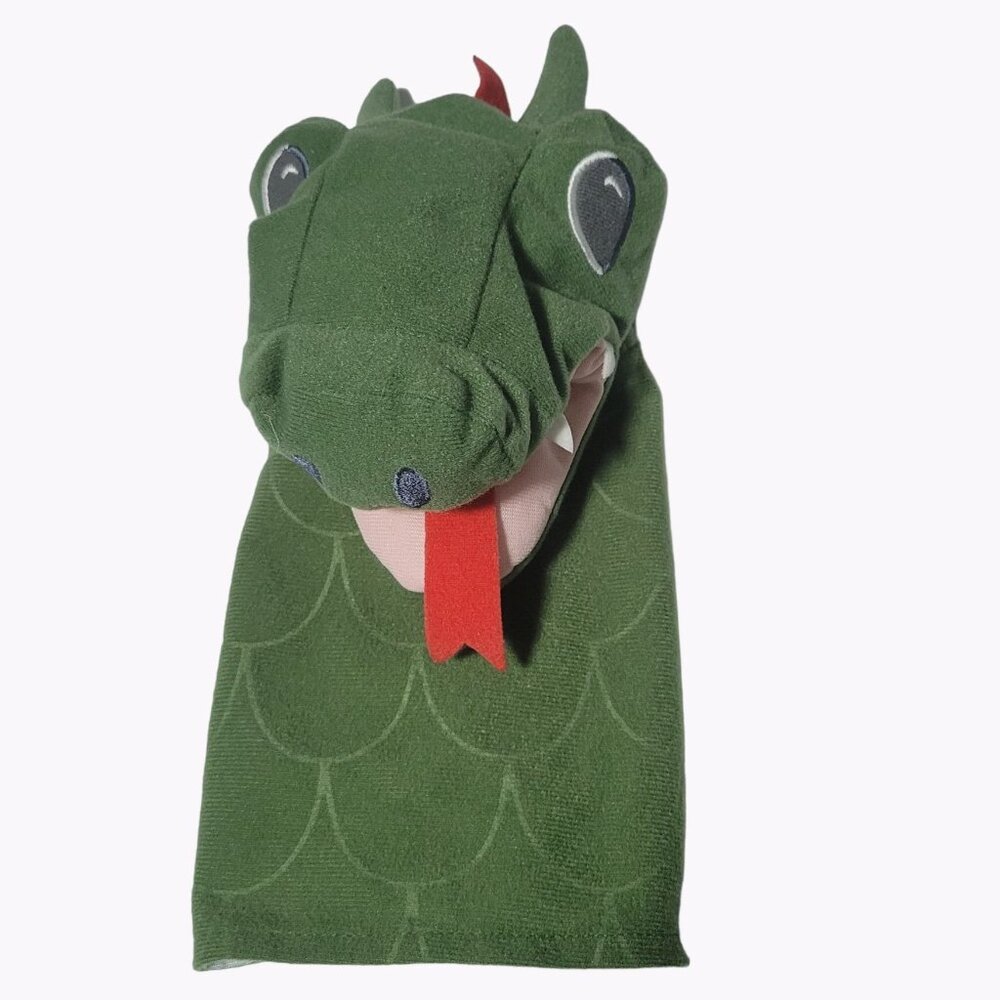 Ikea Fantasivarld Dragon Hand Puppet 10 inch Plush Pretend Play Stuffed Animal